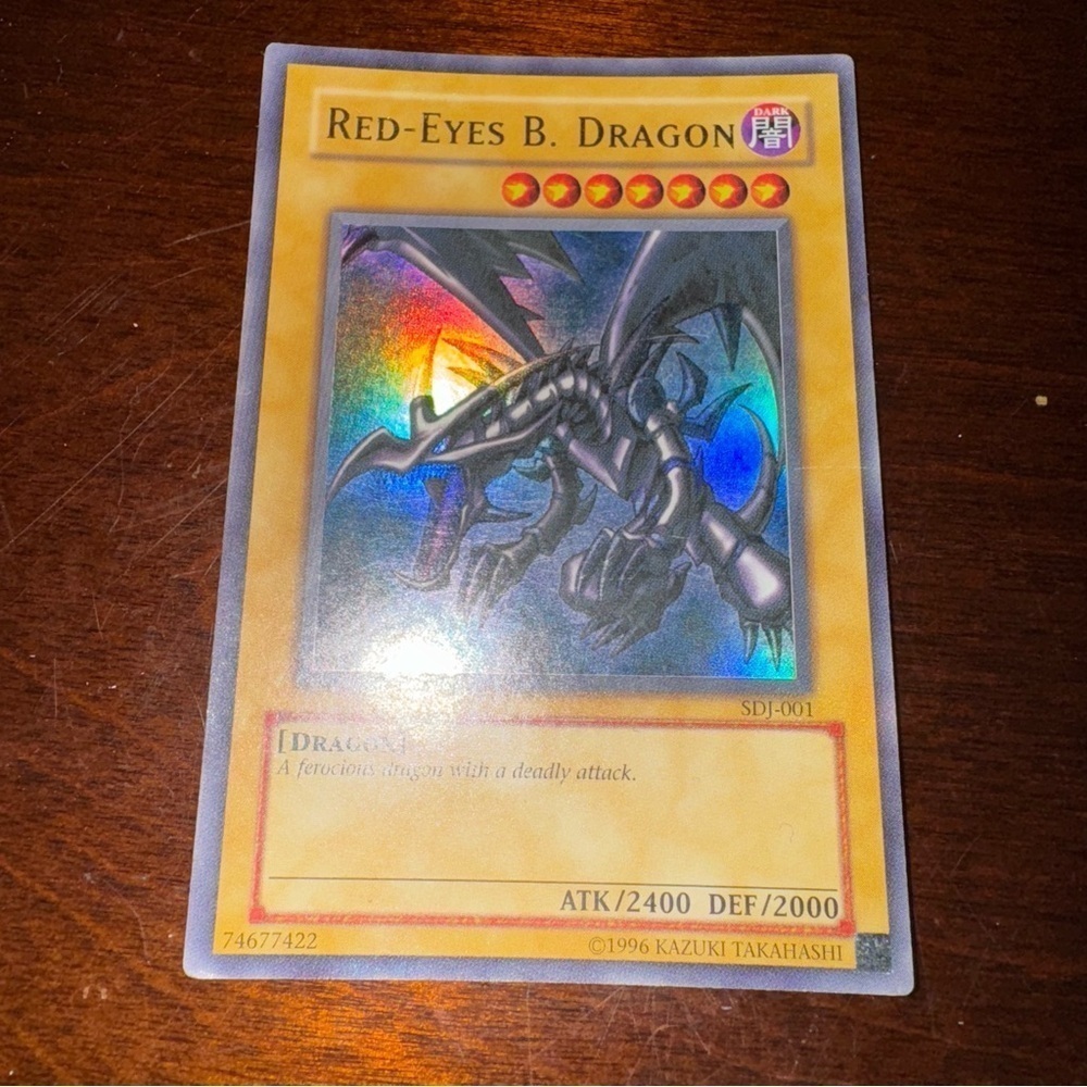 Red-Eyes B. Dragon SDJ-001 Starter Deck: Joey Unlimited Foil Card